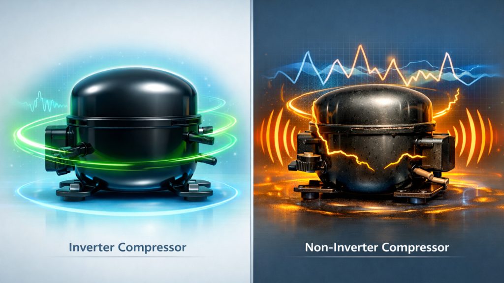 مقایسه موتور اینورتر و معمولی