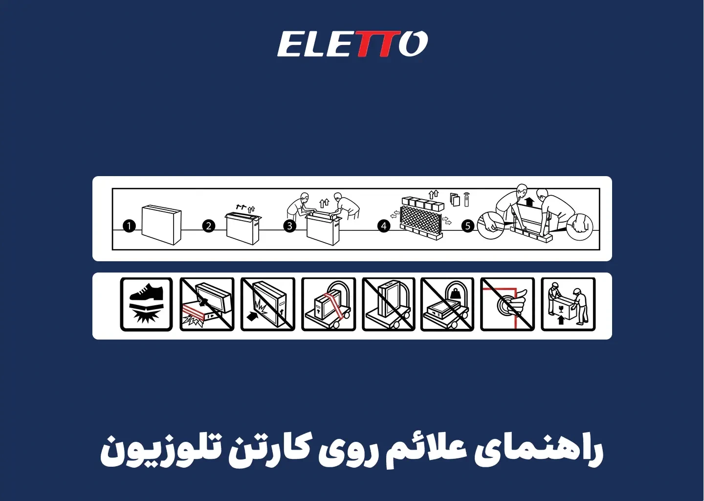 راهنمای علائم روی کارتن تلوزیون2